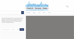 Desktop Screenshot of favoritechicagosounds.com